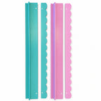 20" Magnetic Wood Scalloped Edge Mahjong Rack & Pusher