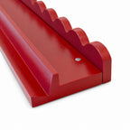 20" Magnetic Wood Scalloped Edge Mahjong Rack & Pusher