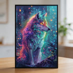 Majestic Wolf Shaped Wooden Jigsaw Puzzle - Premium Animal Wood Puzzle Pieces for Adults