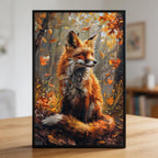 Morandi-Colored Fox Shaped Wooden Jigsaw Puzzle - Unique Animal Wood Puzzles for Adults