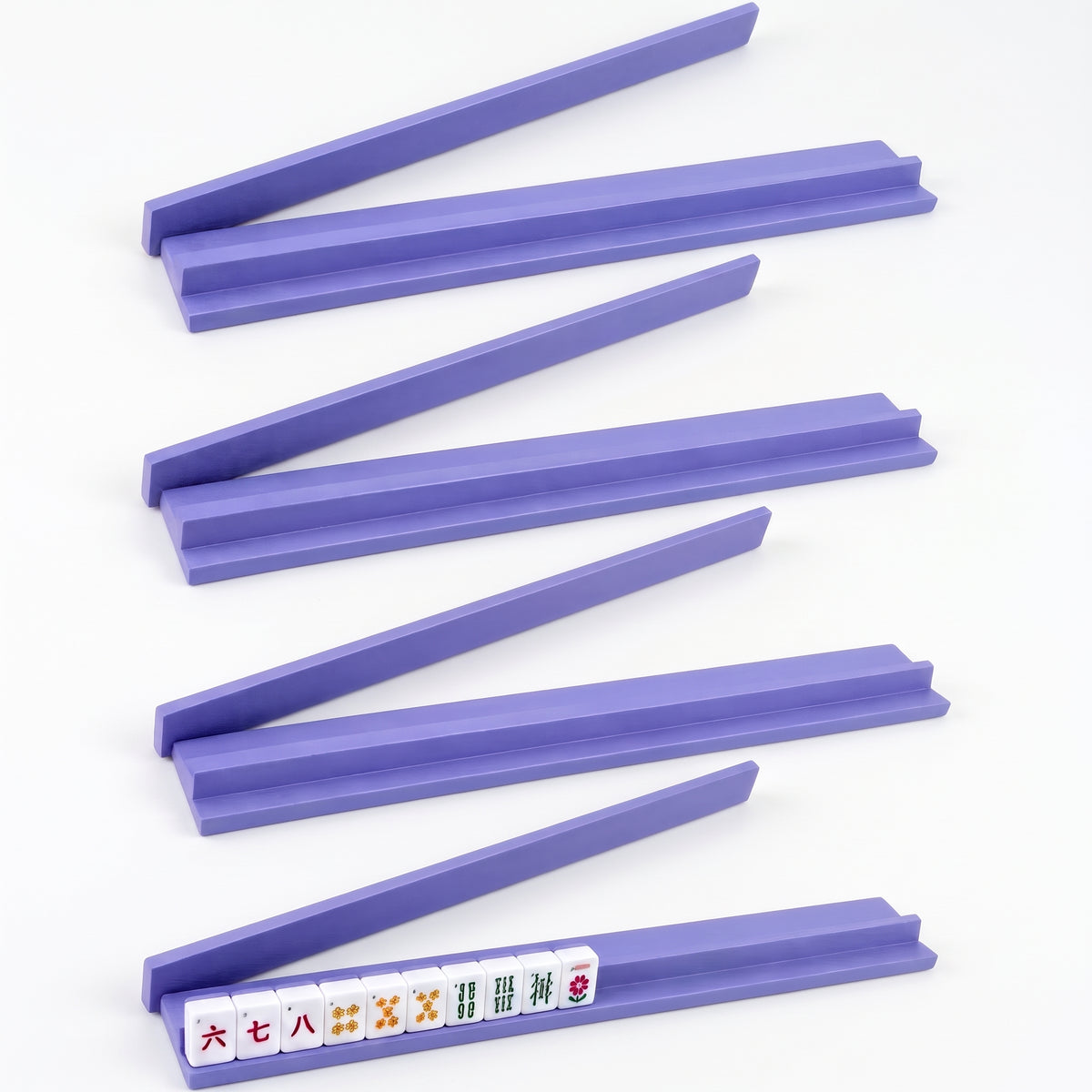 20-Inch Magnetic Wooden Straight Edge Mahjong Rack
