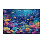 Colorful Underwater Paradise Wooden Jigsaw Puzzle - Marine Life Ocean Wood Puzzle