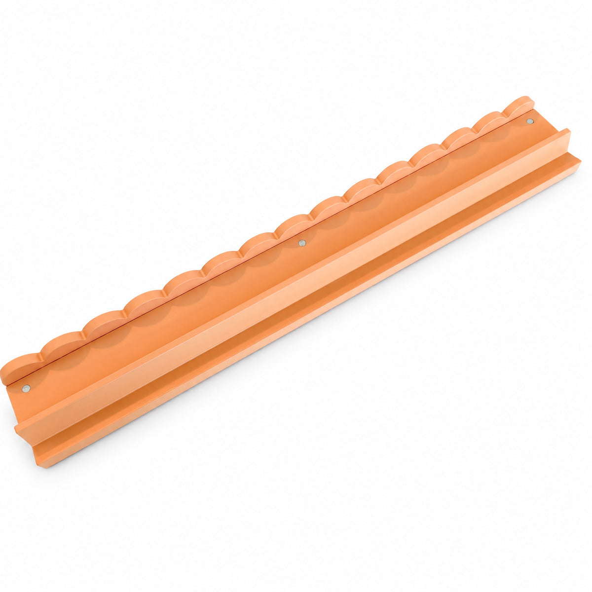 20" Magnetic Wood Scalloped Edge Mahjong Rack & Pusher