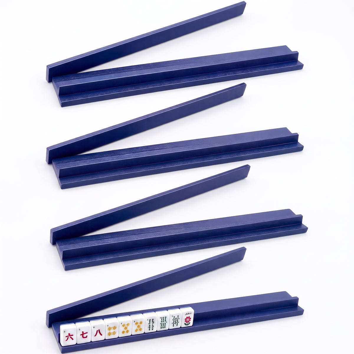 20-Inch Magnetic Wooden Straight Edge Mahjong Rack