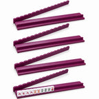 20" Magnetic Wood Scalloped Edge Mahjong Rack & Pusher