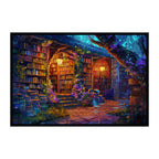 Enchanted Forest Library Wooden Jigsaw Puzzle - Fantasy Book Nook Wood Puzzle