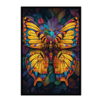 Ethereal Butterfly Mandala Wooden Jigsaw Puzzle - Nature-Inspired Animal Shaped Wood Puzzle - Relaxing Brain Teaser