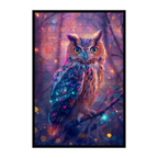 Fantasy Owl Shaped Wooden Jigsaw Puzzle - Colorful Bird Wood Puzzle for Adults 1000 Piece Style