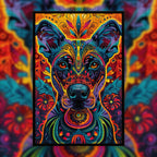 Loyal Dog Mandala Animal Shaped Wooden Jigsaw Puzzle - Unique Golden Retriever Wood Puzzle for Adults