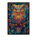 Mandala Owl Shaped Wooden Jigsaw Puzzle - Intricate Wildlife Wood Puzzle for Adults