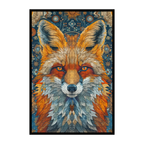Mysterious Fox Mandala Wooden Jigsaw Puzzle - Animal Shaped Wood Puzzle for Adults & Teens