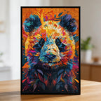 Peaceful Panda Mandala Wooden Jigsaw Puzzle - Zen Animal Shaped Wood Puzzle - Relaxing Mindful Gift for Adults