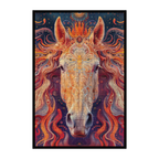 Wisdom Elephant Mandala Wooden Jigsaw Puzzle - Intricate Royal Blue & Gold Animal Shaped Wood Puzzle