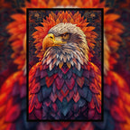 Wise Sage Owl Mandala Wooden Jigsaw Puzzle - Intricate Galaxy Animal Shaped Wood Puzzle for Adults