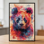 Zen Panda Mandala Wooden Jigsaw Puzzle - Cute Animal Shaped Wood Puzzle - Intricate Black & White Art